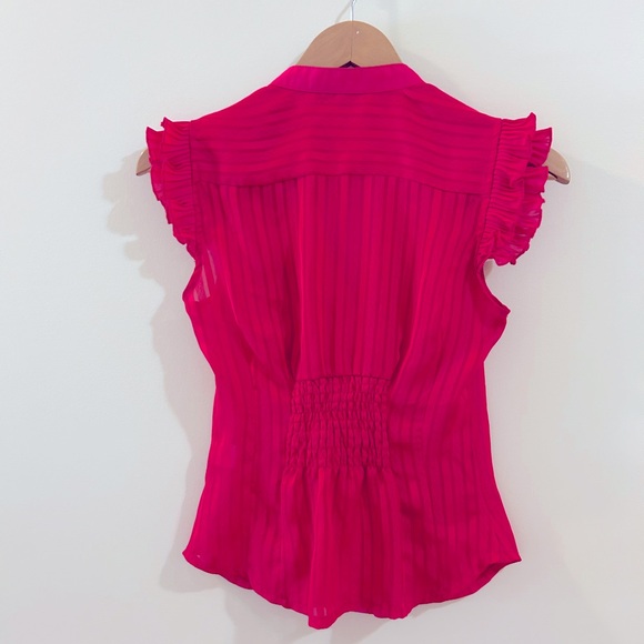 Pink Marineblu ruffled shirt small - Picture 5 of 8